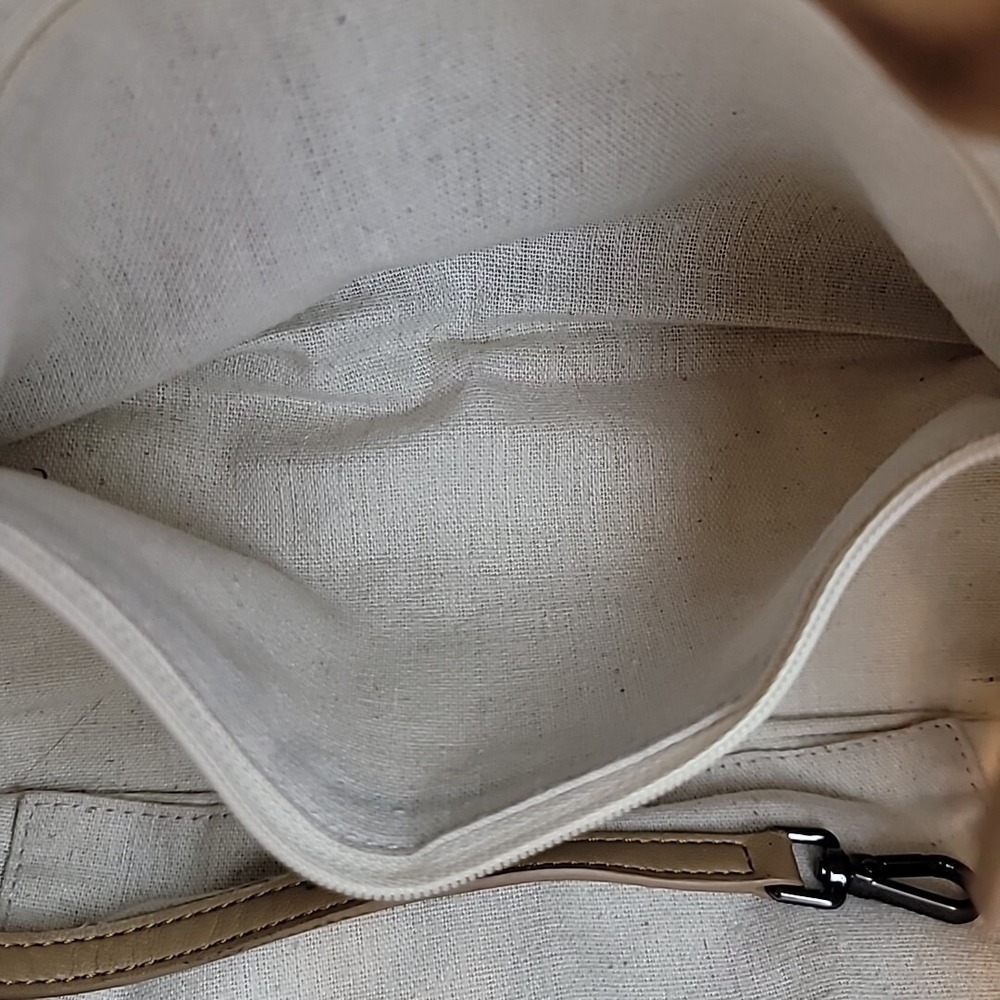 Vince‎ Camuto Dario Crossbody Brown Leather Suede Cinnamon Bark - Picture 9 of 16